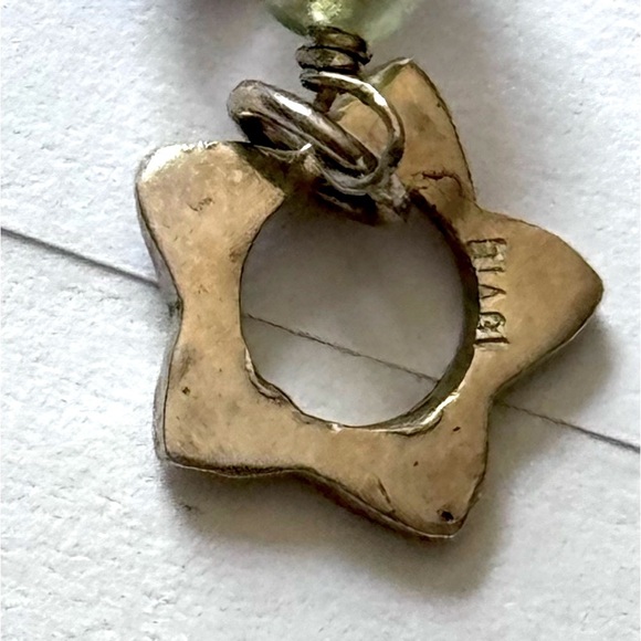 ✨Exquisite Sterling Silver Carlo Biagi Purple and Green Necklace and Earring Set - Picture 10 of 16